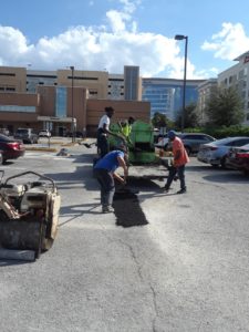 Orlando Health 21 West Columbia Asphalt Repair Project 2