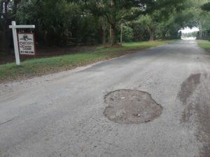 Anthony Little Road Asphalt Repair Project 1