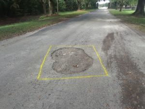 Anthony Little Road Asphalt Repair Project 2