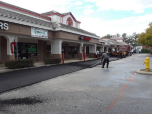 Woodcreek Square Paving Line Striping Project 1