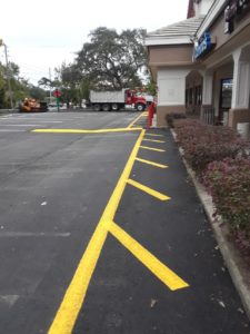 Woodcreek Square Paving Line Striping Project 2