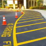 South Seminole Hospital Medical Office Line Striping Project 1